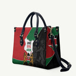 Kenya 254 Leather Bag Kenyan Flag Map Double Lion Shield