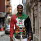 Kenya 254 Long Sleeve Button Shirt Kenyan Flag Map Double Lion Shield - African Pride