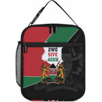 Kenya 254 Lunch Bag Kenyan Flag Map Double Lion Shield