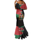 Kenya 254 Mermaid Dress Kenyan Flag Map Double Lion Shield - African Pride