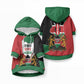 Kenya 254 Pet Hoodie Kenyan Flag Map Double Lion Shield