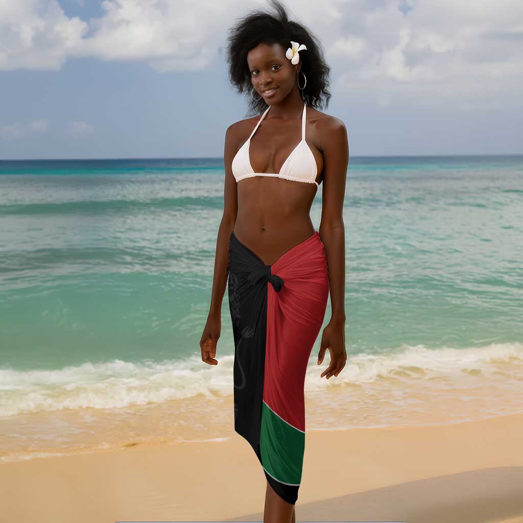 Kenya 254 Sarong Kenyan Flag Map Double Lion Shield - African Pride