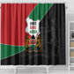 Kenya 254 Shower Curtain Kenyan Flag Map Double Lion Shield - African Pride