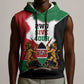 Kenya 254 Sleeveless Hoodie Kenyan Flag Map Double Lion Shield - African Pride