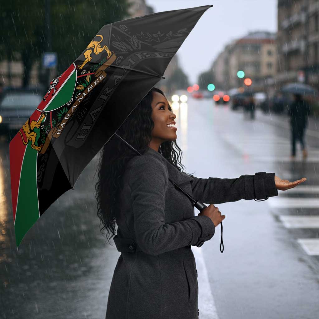 Kenya 254 Umbrella Kenyan Flag Map Double Lion Shield