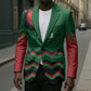 Custom Cricket Africa Kenya Blazer Green Lion Head Kenyan Pattern
