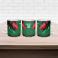 Custom Cricket Africa Kenya Ceramic Mug Green Lion Head Kenyan Pattern