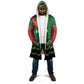 Custom Cricket Africa Kenya Cloak Green Lion Head Kenyan Pattern