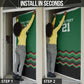 Custom Cricket Africa Kenya Door Cover Green Lion Head Kenyan Pattern