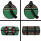 Custom Cricket Africa Kenya Duffle Bag Green Lion Head Kenyan Pattern