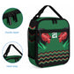 Custom Cricket Africa Kenya Lunch Bag Green Lion Head Kenyan Pattern