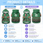 Custom Cricket Africa Kenya Pet Hoodie Green Lion Head Kenyan Pattern