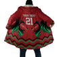 Custom Cricket Africa Kenya Cloak Red Lion Head Kenyan Pattern