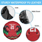 Custom Cricket Africa Kenya Spare Tire Cover Red Lion Head with Kenyan Pattern - African Pride