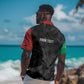 Personalized Kenya Maasai Shield Hawaiian Shirt Green Red Kenyan Lion Half Style - African Pride