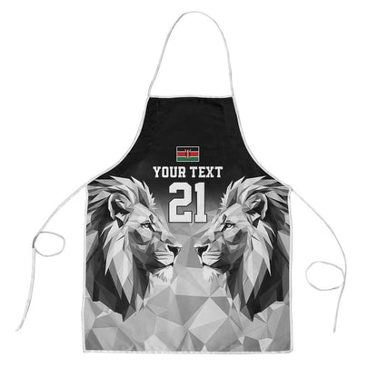 Custom Rugby Africa Kenya Apron Black Kenyan 22-23 Motif