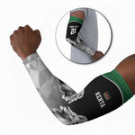 Custom Rugby Africa Kenya Arm Sleeves Black Kenyan 22-23 Motif