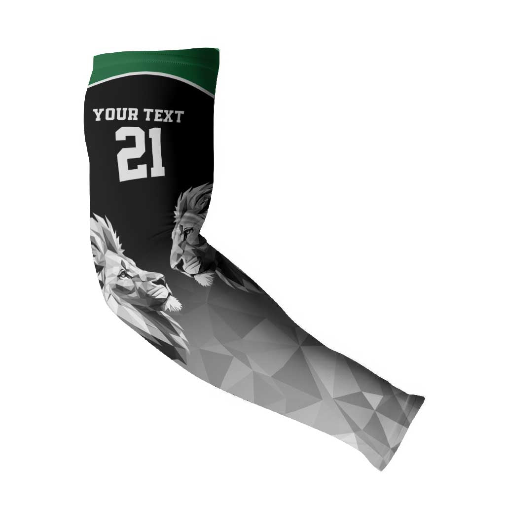 Custom Rugby Africa Kenya Arm Sleeves Black Kenyan 22-23 Motif