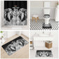 Custom Rugby Africa Kenya Bathroom Set Black Kenyan 22-23 Motif