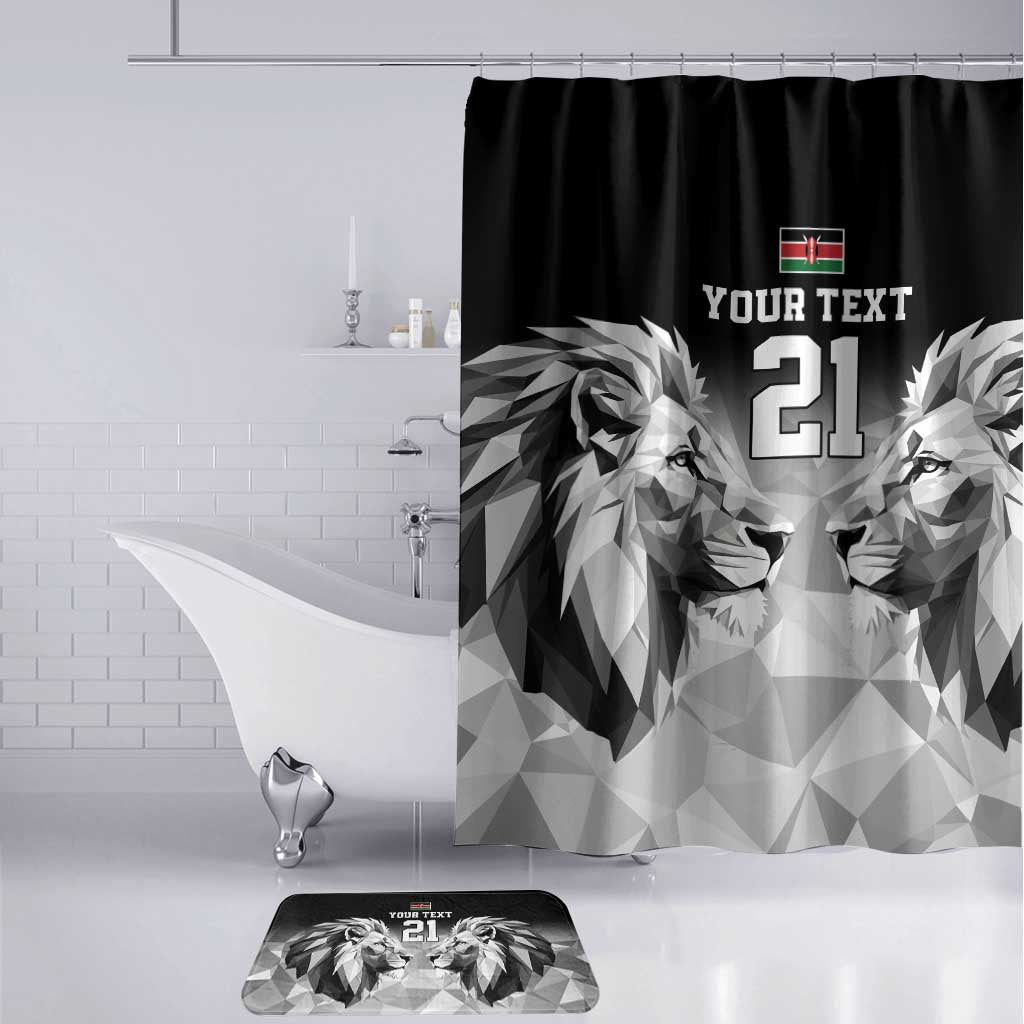 Custom Rugby Africa Kenya Bathroom Set Black Kenyan 22-23 Motif