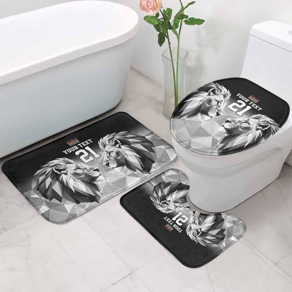 Custom Rugby Africa Kenya Bathroom Set Black Kenyan 22-23 Motif