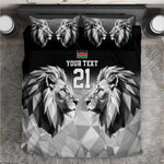 Custom Rugby Africa Kenya Bedding Set Black Kenyan 22-23 Motif - African Pride