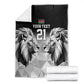 Custom Rugby Africa Kenya Blanket Black Kenyan 22-23 Motif - African Pride