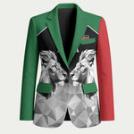 Custom Rugby Africa Kenya Blazer Black Kenyan 22-23 Motif