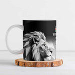 Custom Rugby Africa Kenya Ceramic Mug Black Kenyan 22-23 Motif