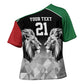 Custom Rugby Africa Kenya Cross Shoulder Shirt Black Kenyan 22-23 Motif