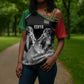 Custom Rugby Africa Kenya Cross Shoulder Shirt Black Kenyan 22-23 Motif
