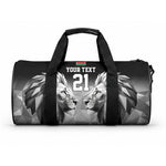 Custom Rugby Africa Kenya Duffle Bag Black Kenyan 22-23 Motif
