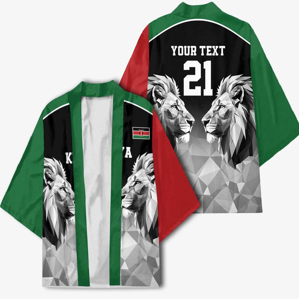 Custom Rugby Africa Kenya Kimono Black Kenyan 22-23 Motif
