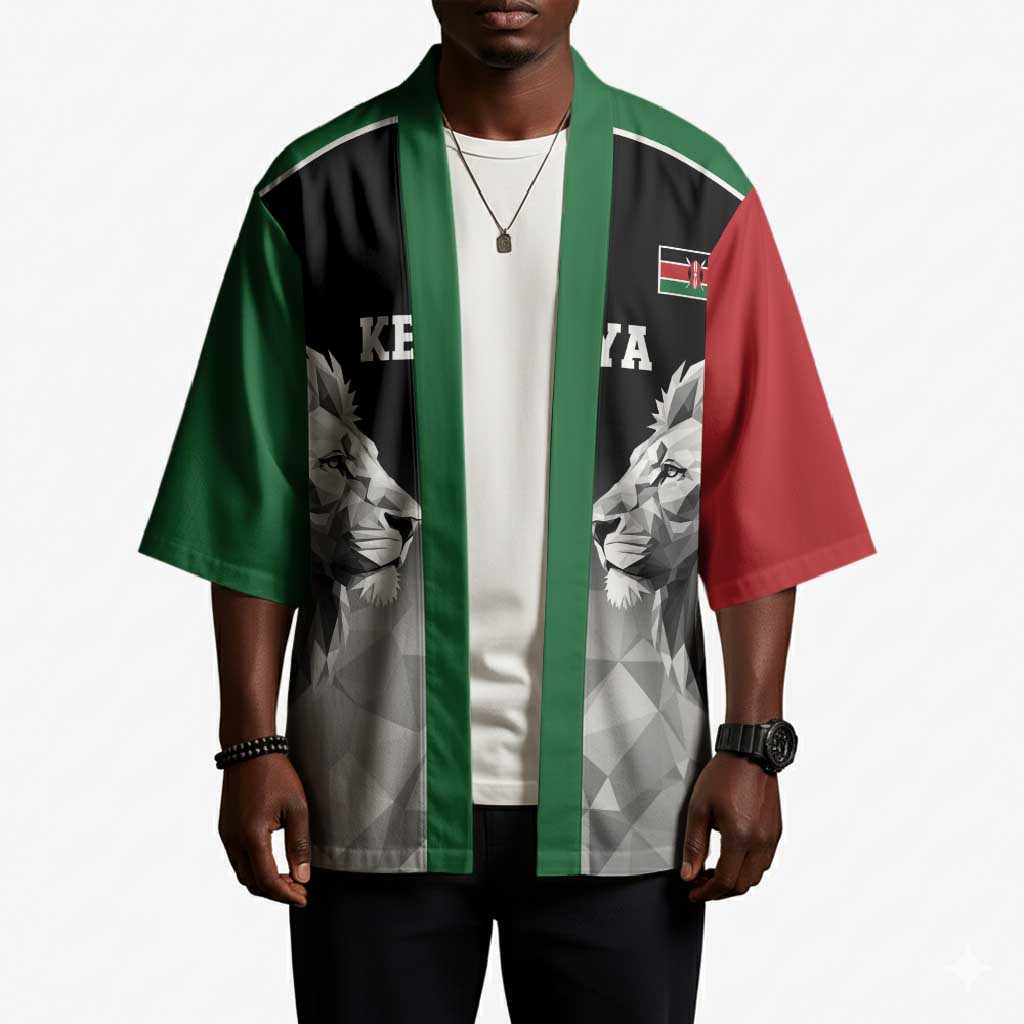 Custom Rugby Africa Kenya Kimono Black Kenyan 22-23 Motif