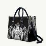 Custom Rugby Africa Kenya Leather Bag Black Kenyan 22-23 Motif