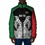 Custom Rugby Africa Kenya Padded Jacket Black Kenyan 22-23 Motif