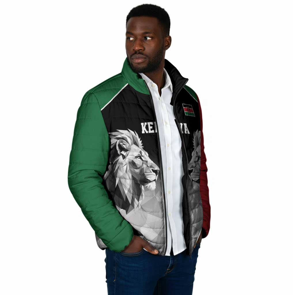 Custom Rugby Africa Kenya Padded Jacket Black Kenyan 22-23 Motif
