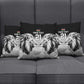 Custom Rugby Africa Kenya Pillow Cover Black Kenyan 22-23 Motif