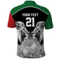 Custom Rugby Africa Kenya Polo Shirt Black Kenyan 22-23 Motif - African Pride