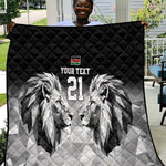 Custom Rugby Africa Kenya Quilt Black Kenyan 22-23 Motif - African Pride