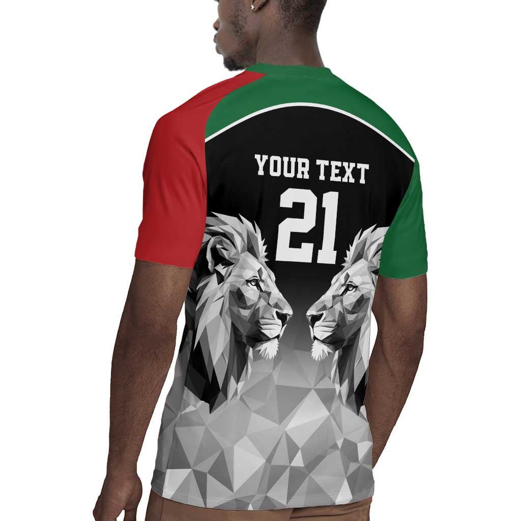 Custom Rugby Africa Kenya Rugby Jersey Black Kenyan 22-23 Motif - African Pride