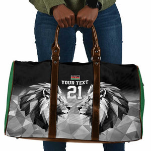 Custom Rugby Africa Kenya Travel Bag Black Kenyan 22-23 Motif