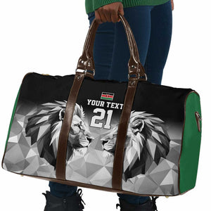 Custom Rugby Africa Kenya Travel Bag Black Kenyan 22-23 Motif