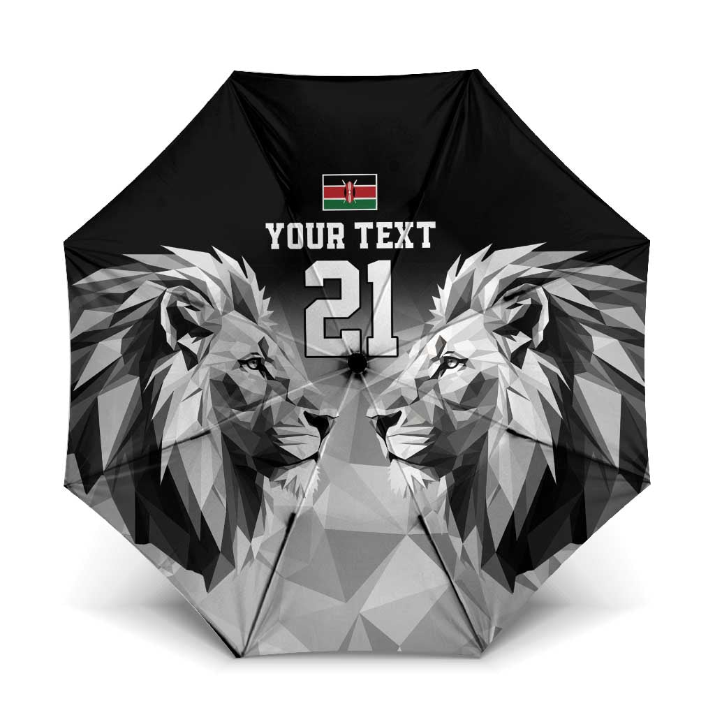 Custom Rugby Africa Kenya Umbrella Black Kenyan 22-23 Motif