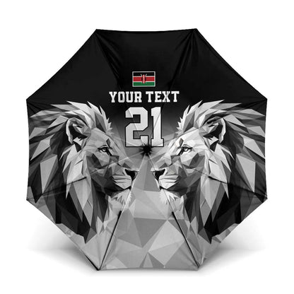 Custom Rugby Africa Kenya Umbrella Black Kenyan 22-23 Motif