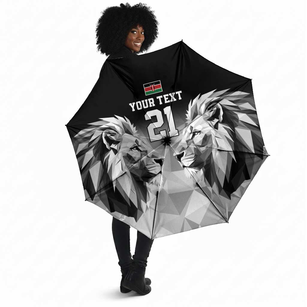 Custom Rugby Africa Kenya Umbrella Black Kenyan 22-23 Motif