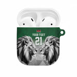 Custom Rugby Africa Kenya AirPods Case Green Kenyan 22-23 Motif