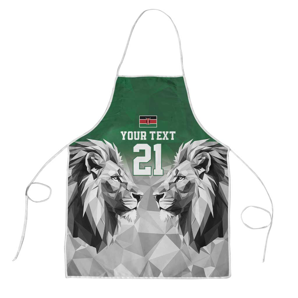 Custom Rugby Africa Kenya Apron Green Kenyan 22-23 Motif