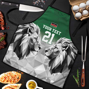 Custom Rugby Africa Kenya Apron Green Kenyan 22-23 Motif