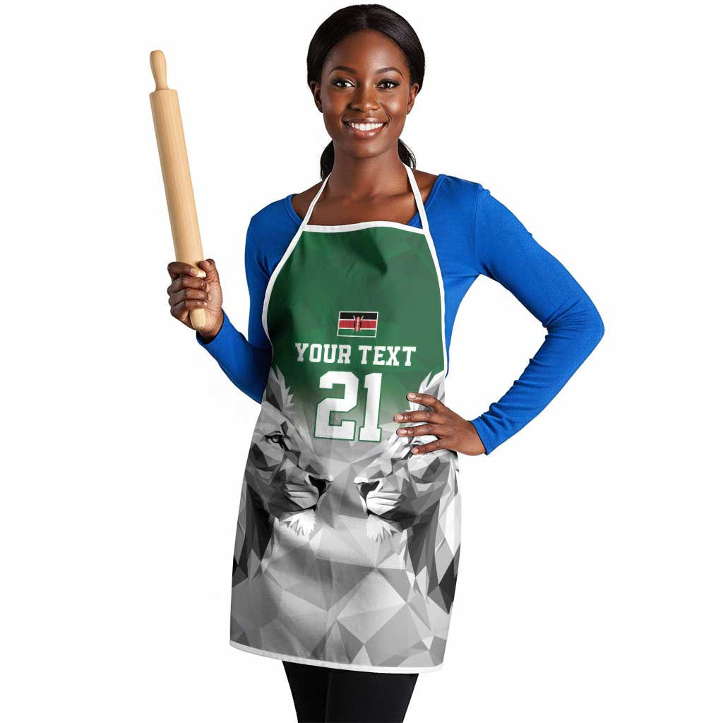 Custom Rugby Africa Kenya Apron Green Kenyan 22-23 Motif